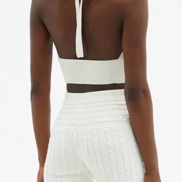 Staud Hadley  Cable Knit Halter Women - Picture 3 of 7